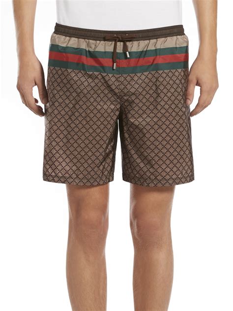 men's gucci swim sh|Gucci swim shorts for men.